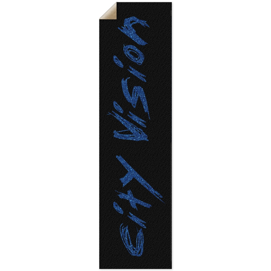 Black & Blue Glitter Name Griptape