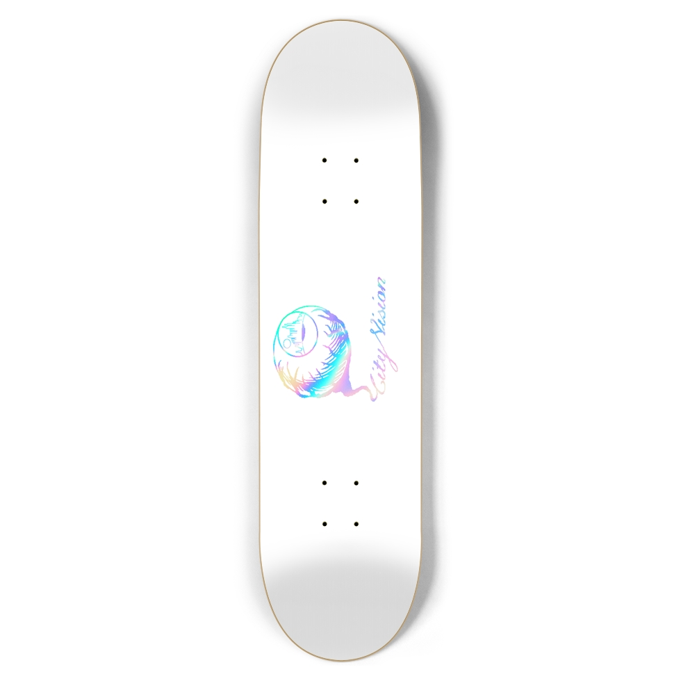 White and Rainbow Logo 8.50