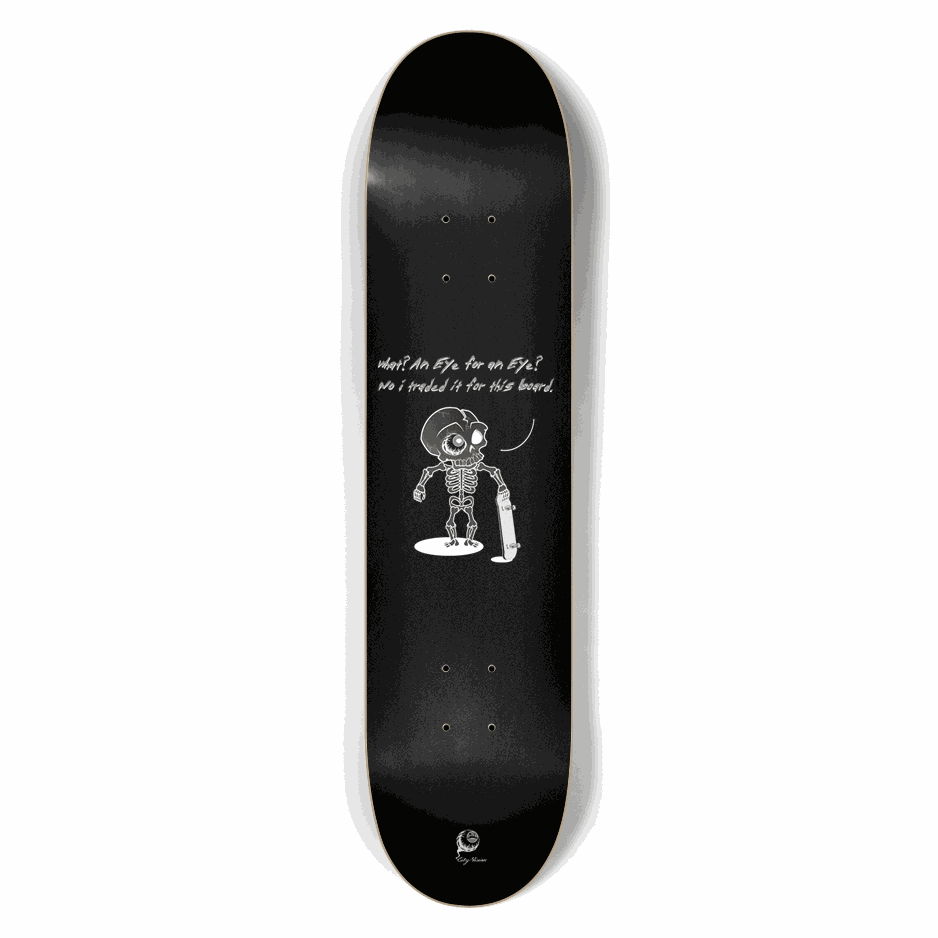 An Eye For An Eye Black 7.50 City Vision Skateboards