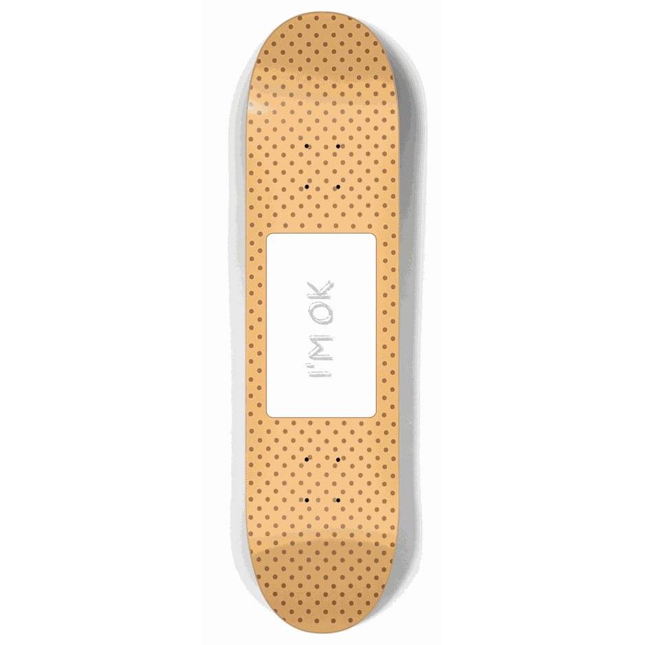 Skateboard - Bandage 8.00 by City Vision Skateboards (8.00, Double Sided)