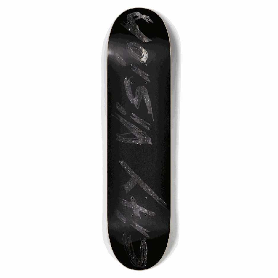 Black and Stars Name 7.75 City Vision Skateboards