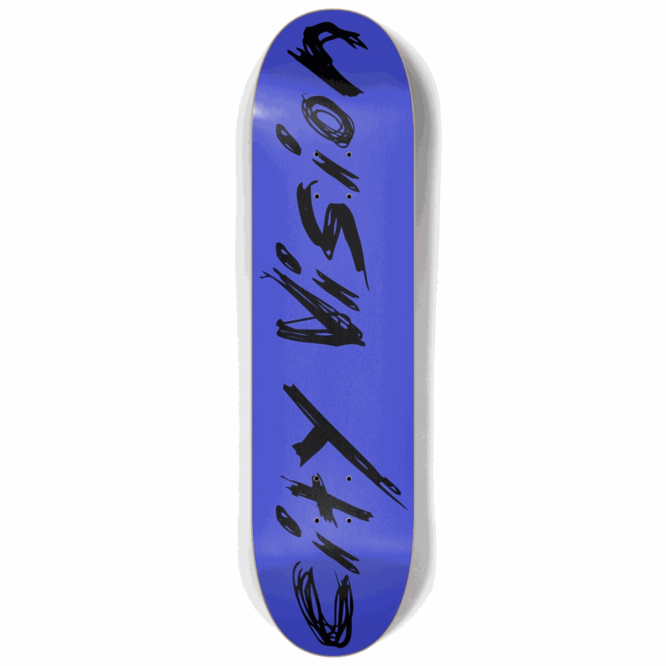 Blue and Black Name 8.25 City Vision Skateboards City Vision Skateboards 8.25
