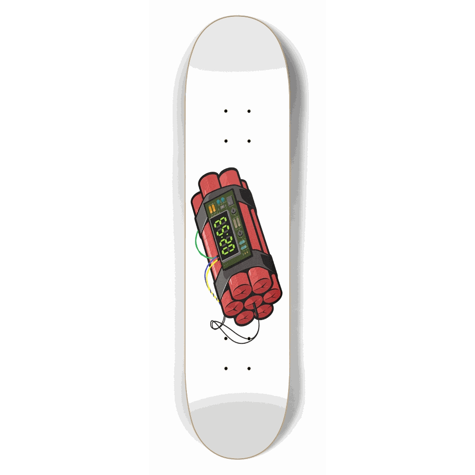 Bomb 7.50 City Vision Skateboards