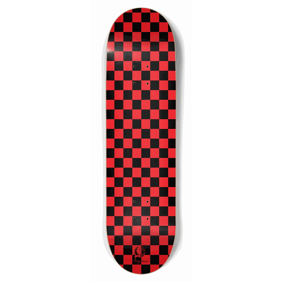 Checkered Red 8.75 City Vision Skateboards