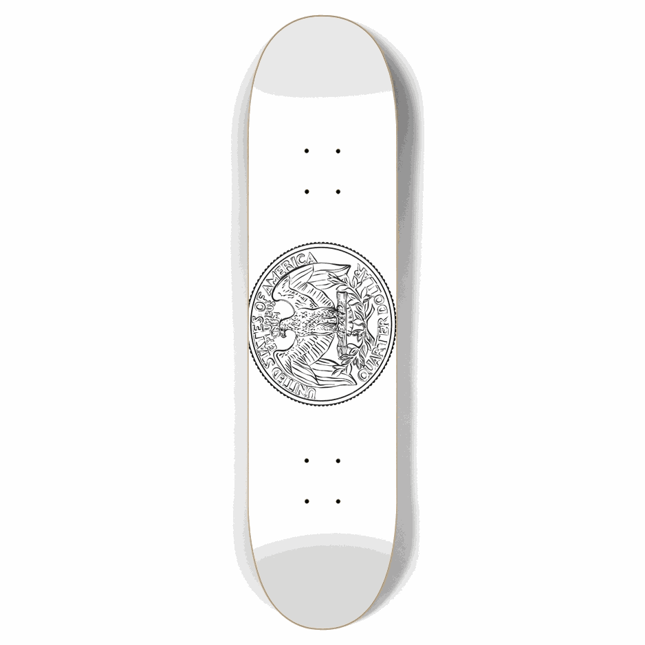 Coin Deck 7.87 City Vision Skateboards City Vision Skateboards 7.87