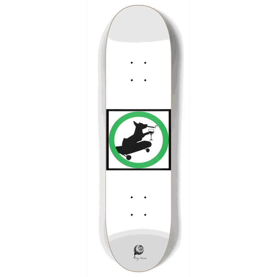 Skateboard - Cool Dog 8.00 by City Vision Skateboards (8.00, Vandalism)