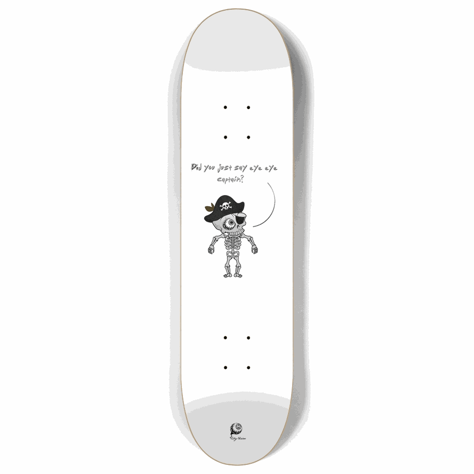 Eye Eye Captain White 8.00 City Vision Skateboards City Vision Skateboards 8.00
