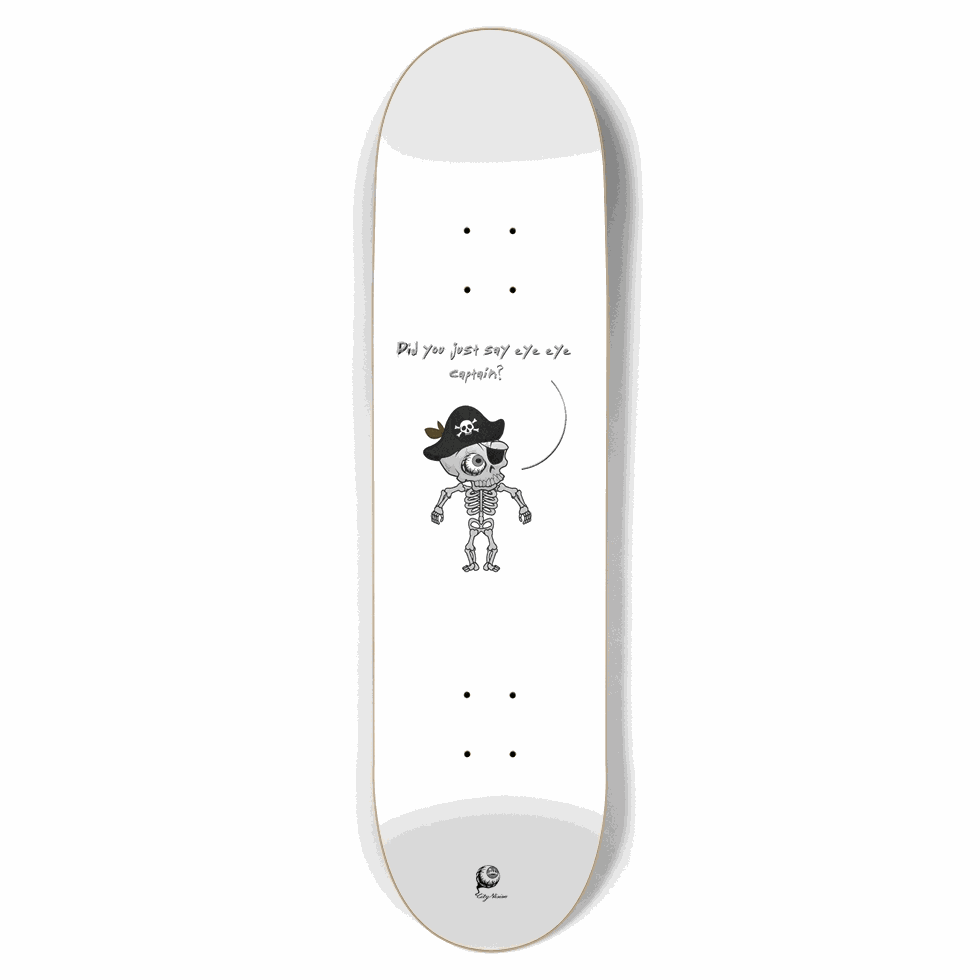 Eye Eye Captain White 8.50 City Vision Skateboards City Vision Skateboards 8.50
