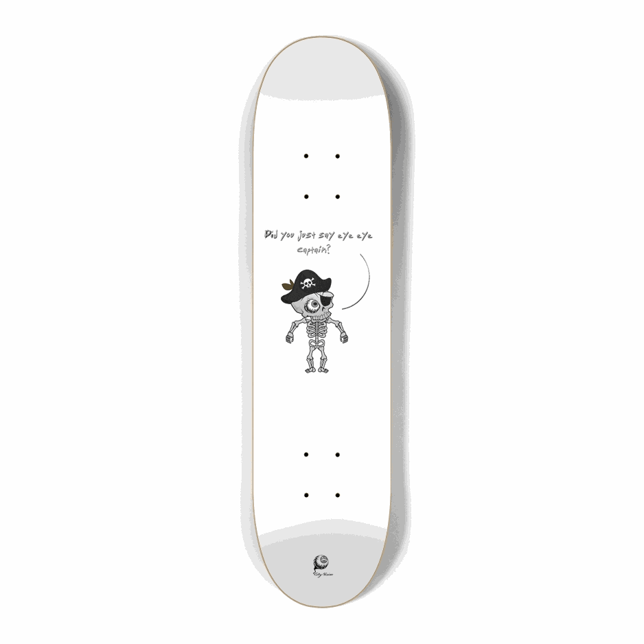 Eye Eye Captain White Mini 7.25 City Vision Skateboards City Vision Skateboards 7.25