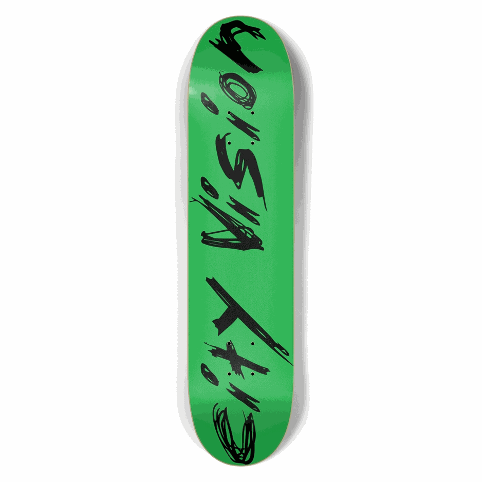 Green and Black Name 7.50 City Vision Skateboards City Vision Skateboards 7.50