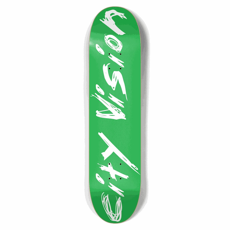 Green and White Name 7.62 City Vision Skateboards City Vision Skateboards 7.62