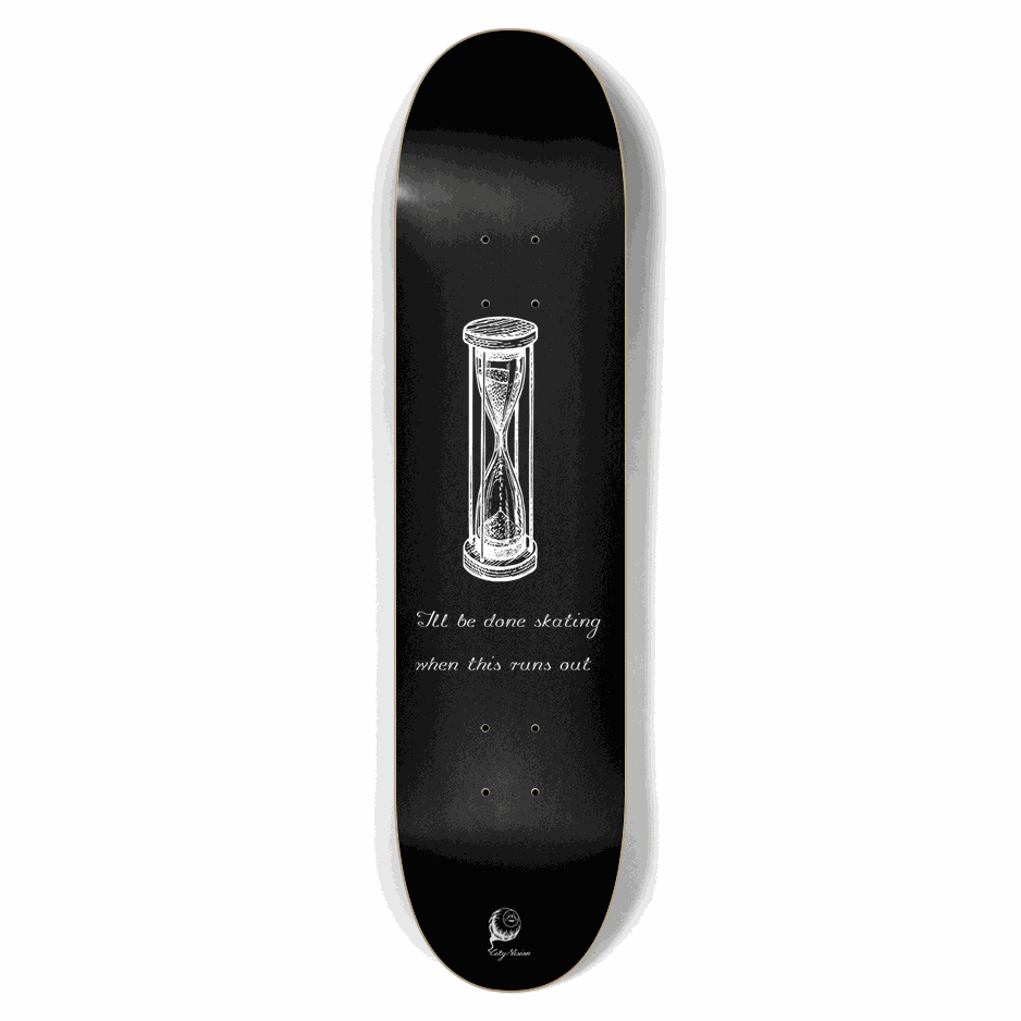 Hour Glass Black 7.62 City Vision Skateboards City Vision Skateboards 7.62