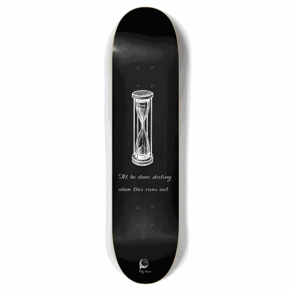 Hour Glass Black 7.87 City Vision Skateboards City Vision Skateboards 7.87