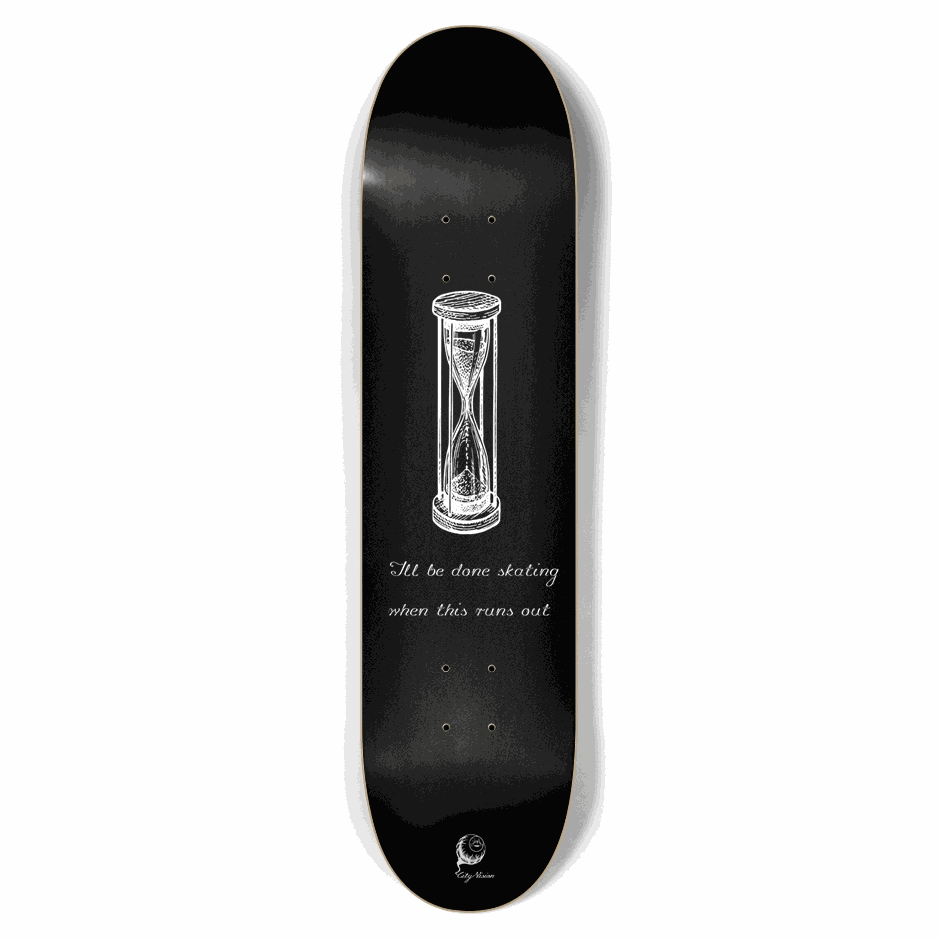 Hourglass Black 7.75 City Vision Skateboards