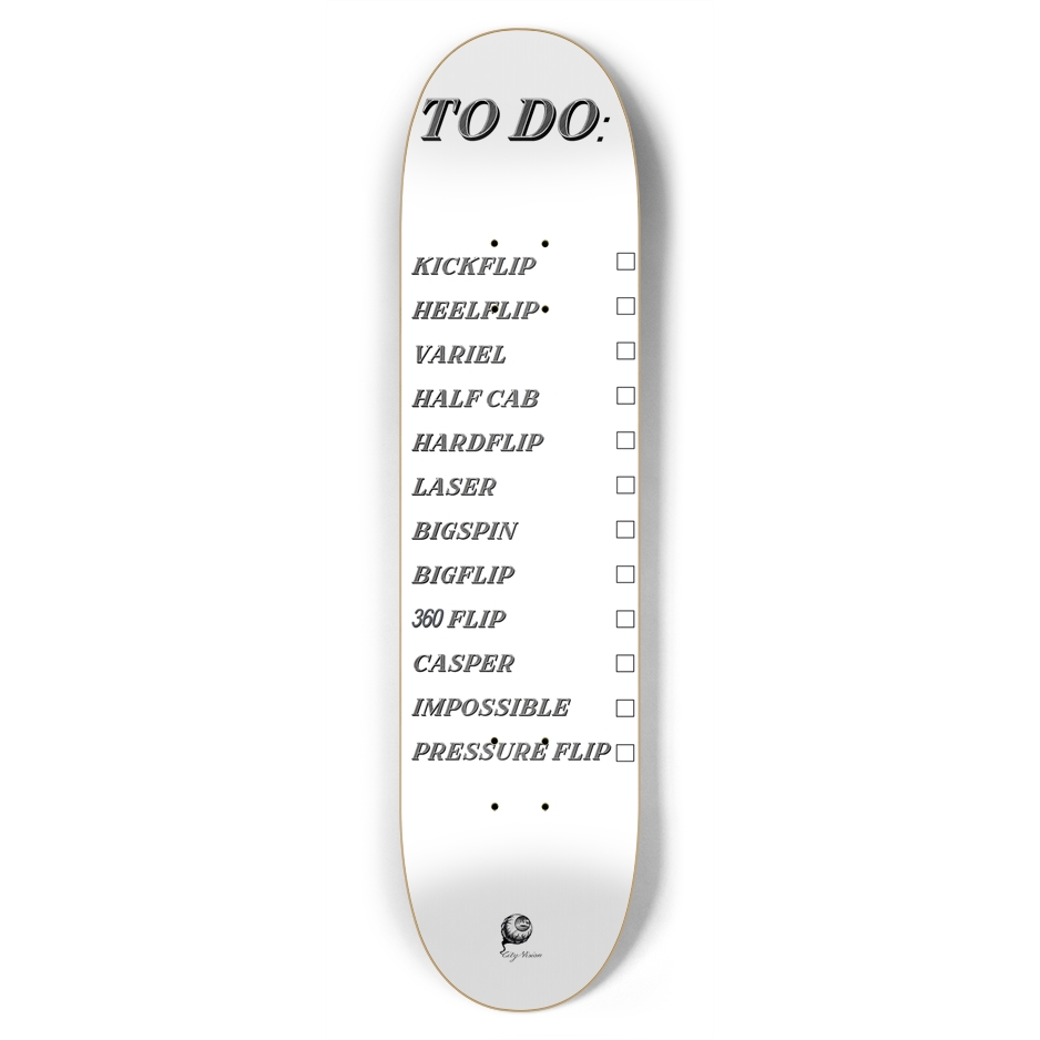 To Do List White 7.75