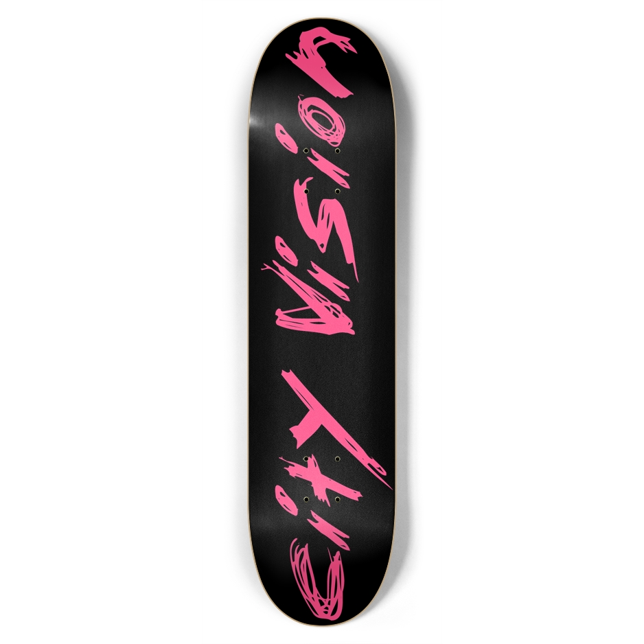 Black and Hot Pink Name 7.75