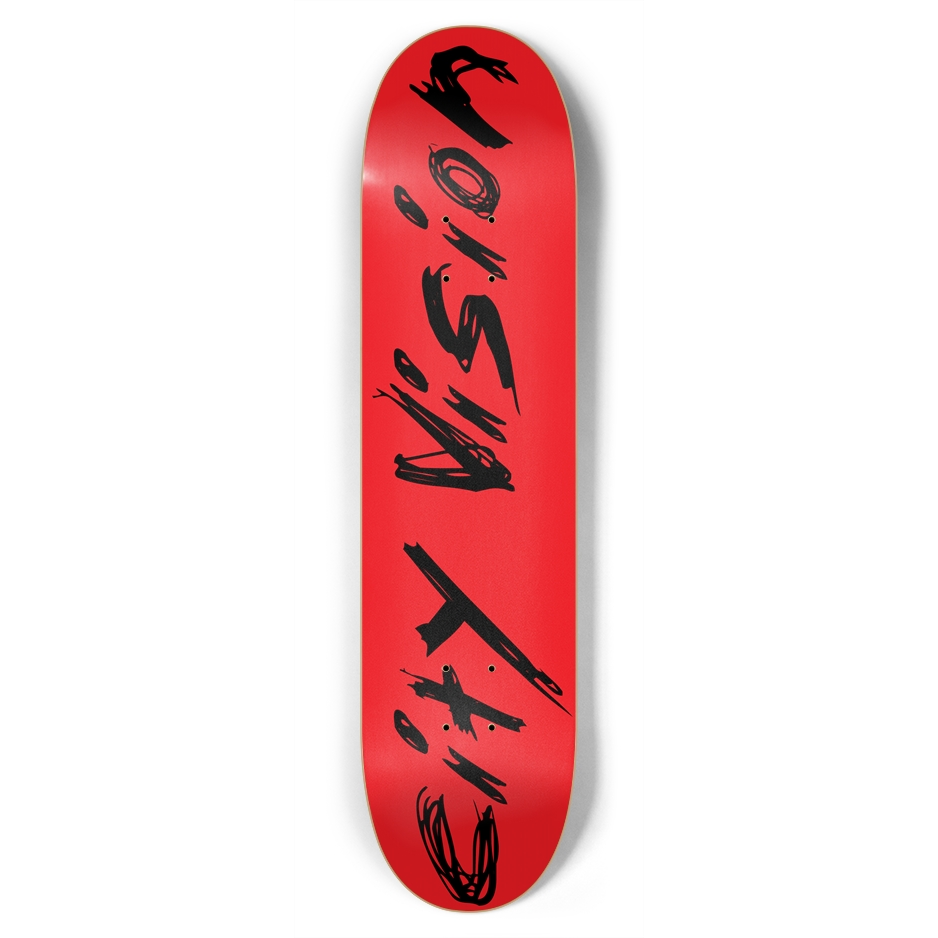 Red And Black Name 7.75