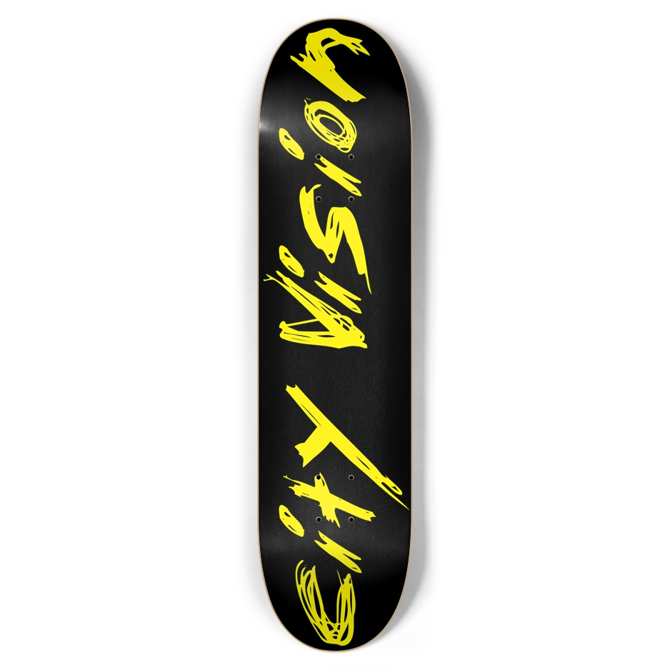 Black and Yellow Name 7.75