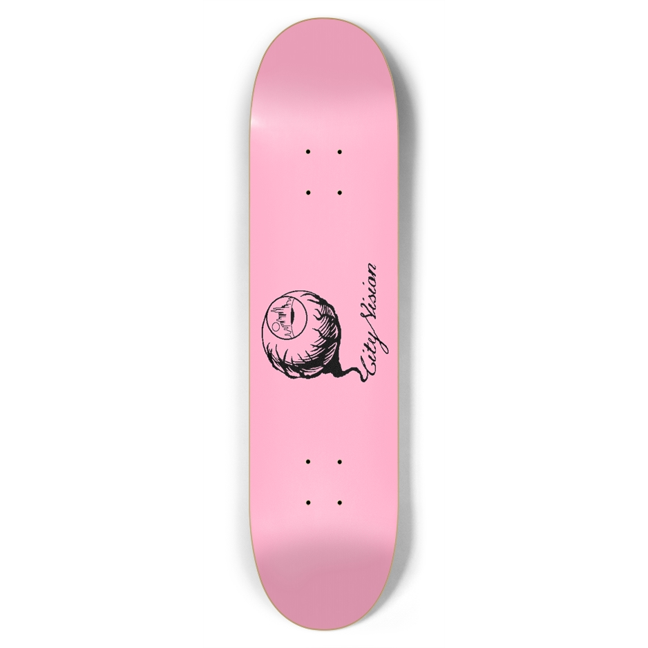 Pink and Black Logo 7.75