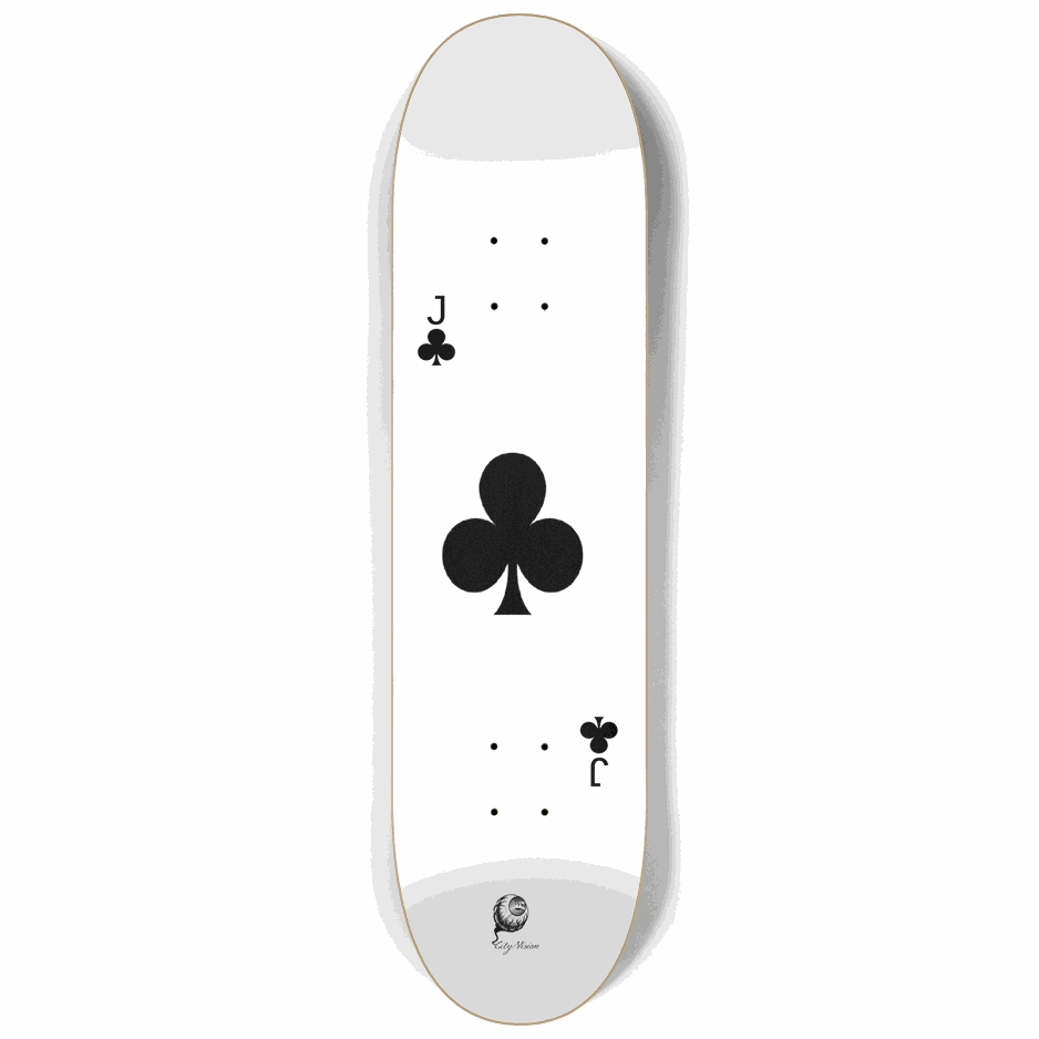 Jack of Clubs 8.25 City Vision Skateboards City Vision Skateboards 8.25