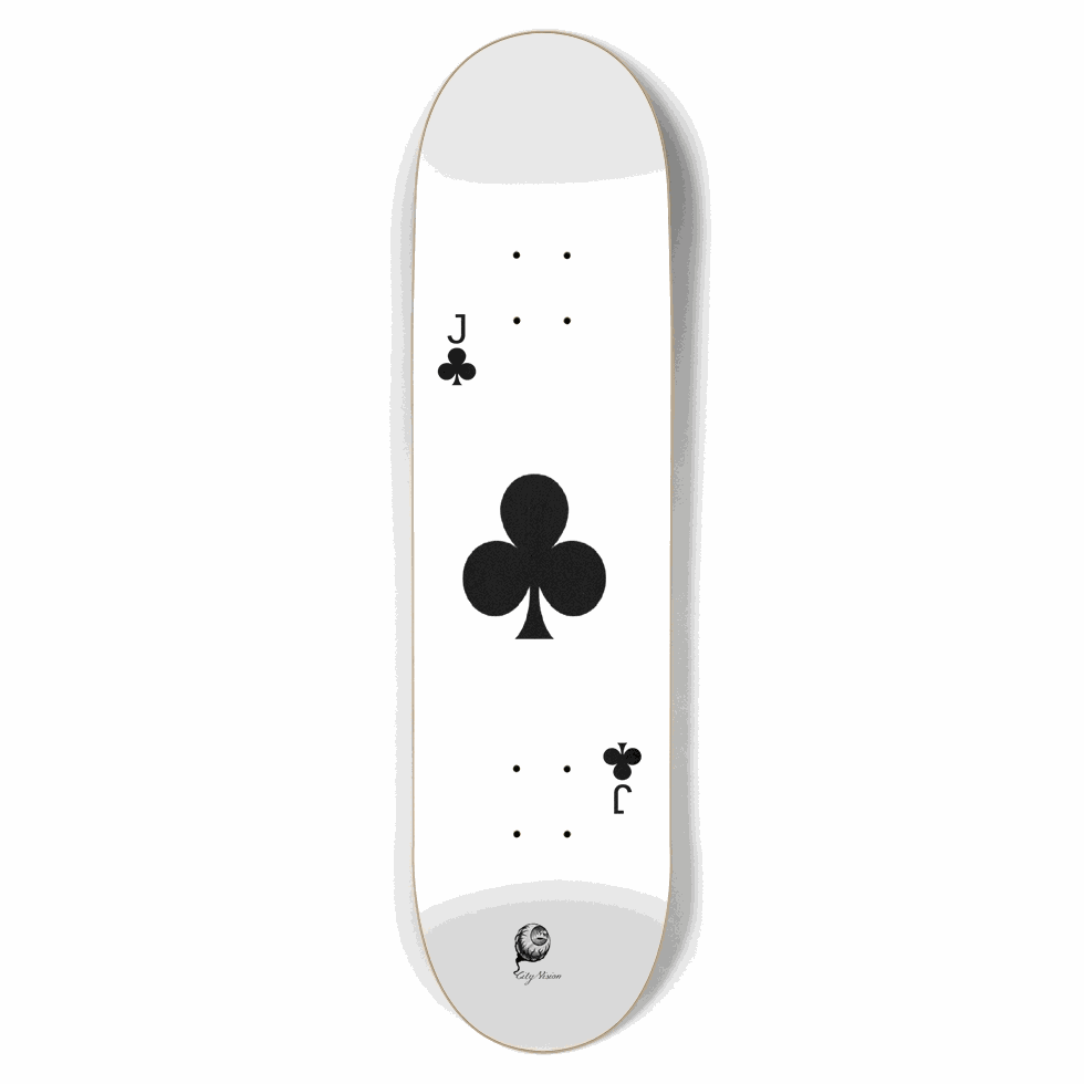Jack of Clubs 8.50 City Vision Skateboards City Vision Skateboards 8.50
