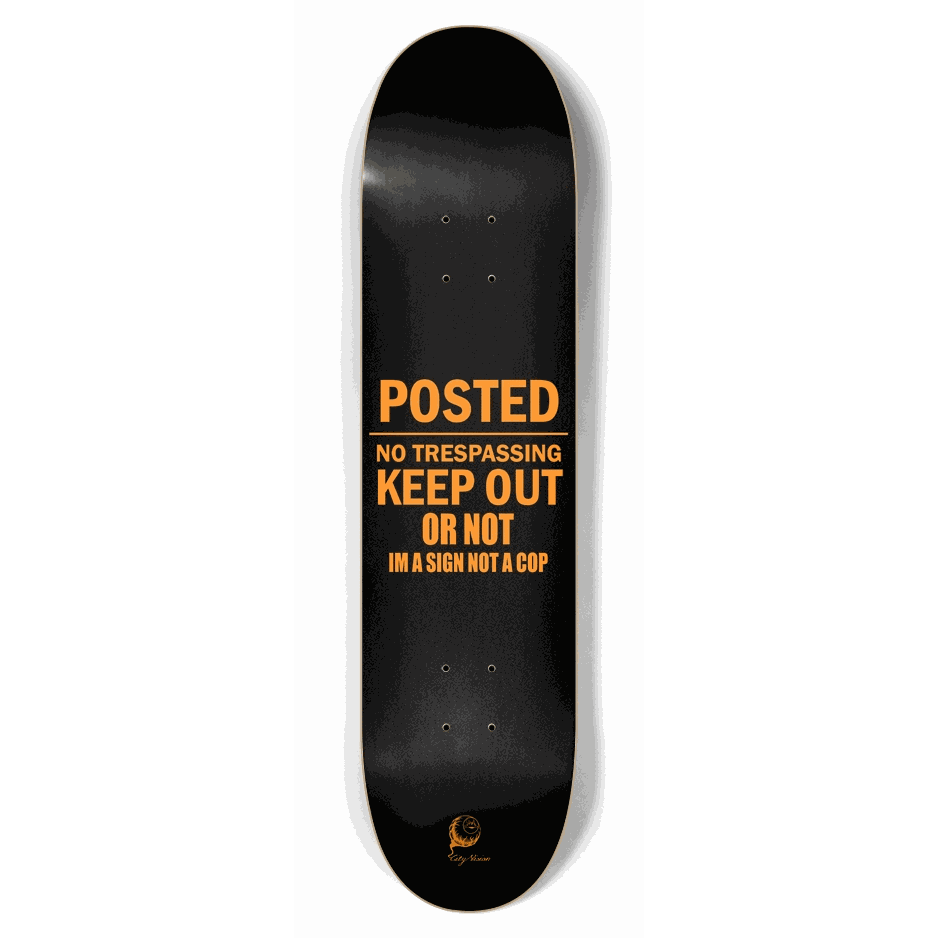 Keep Out 7.75 City Vision Skateboards