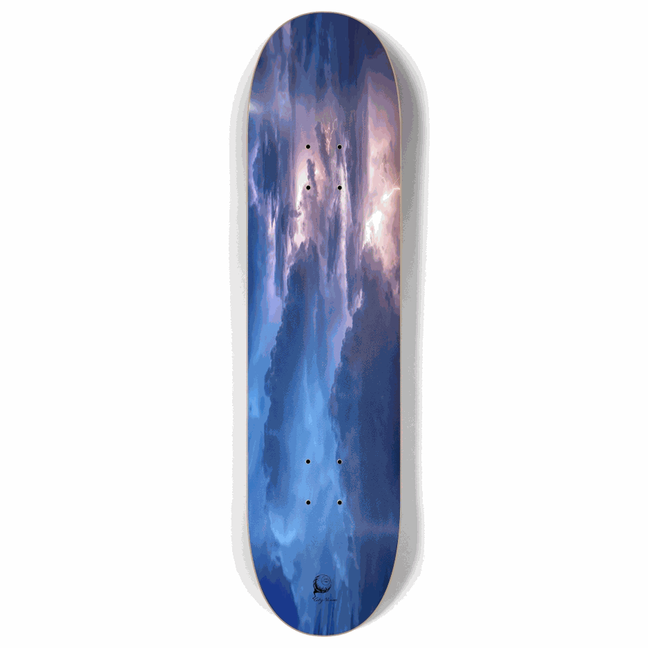 Skateboard - Lightning 8.00 by City Vision Skateboards (8.00)