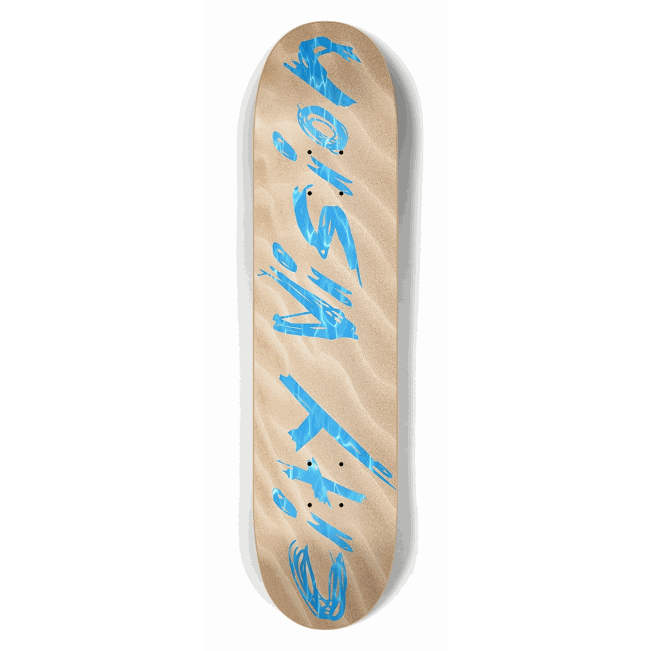 Name Beach 7.50 City Vision Skateboards