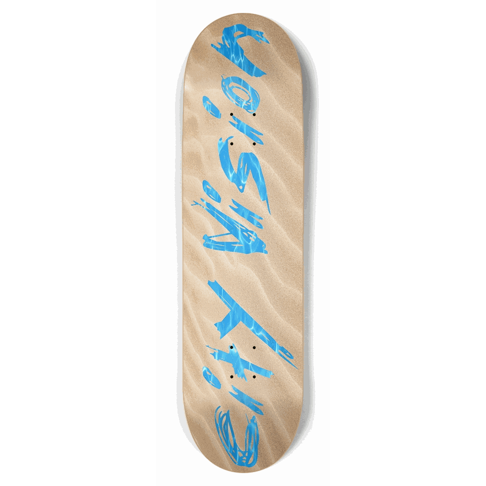 Name Beach 8.75 City Vision Skateboards
