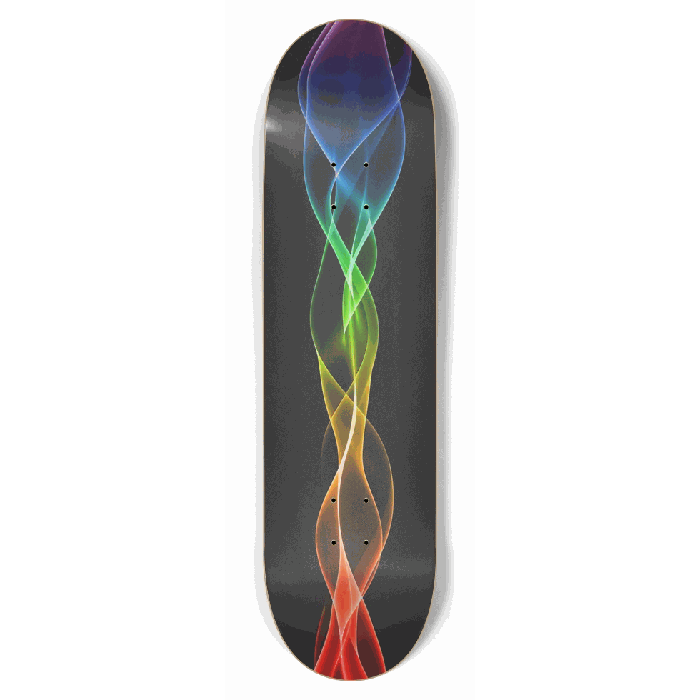 Neon Holographic 8.75 City Vision Skateboards