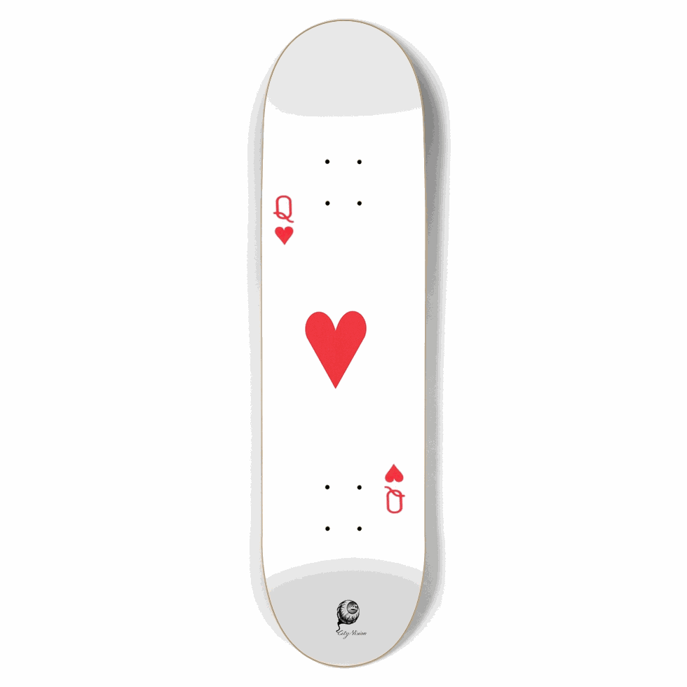 Queen of Hearts 8.50 City Vision Skateboards City Vision Skateboards 8.50