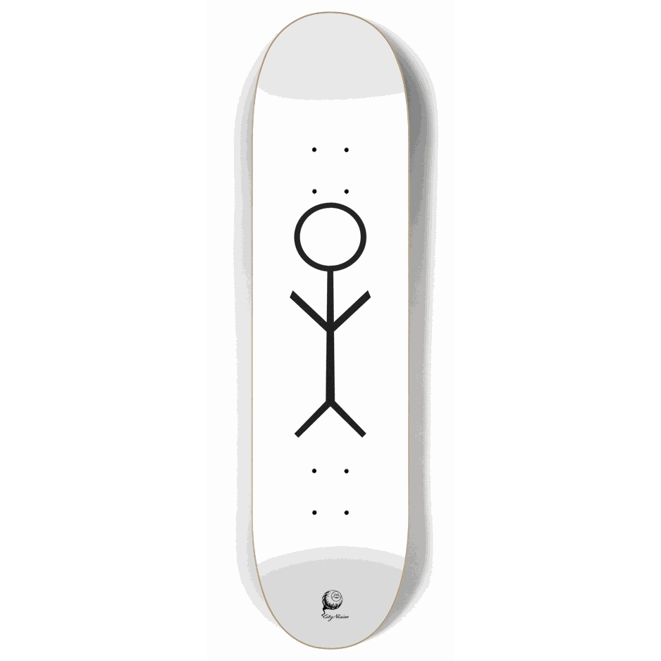 Skateboard - Stick Figure 8.00 by City Vision Skateboards (8.00)