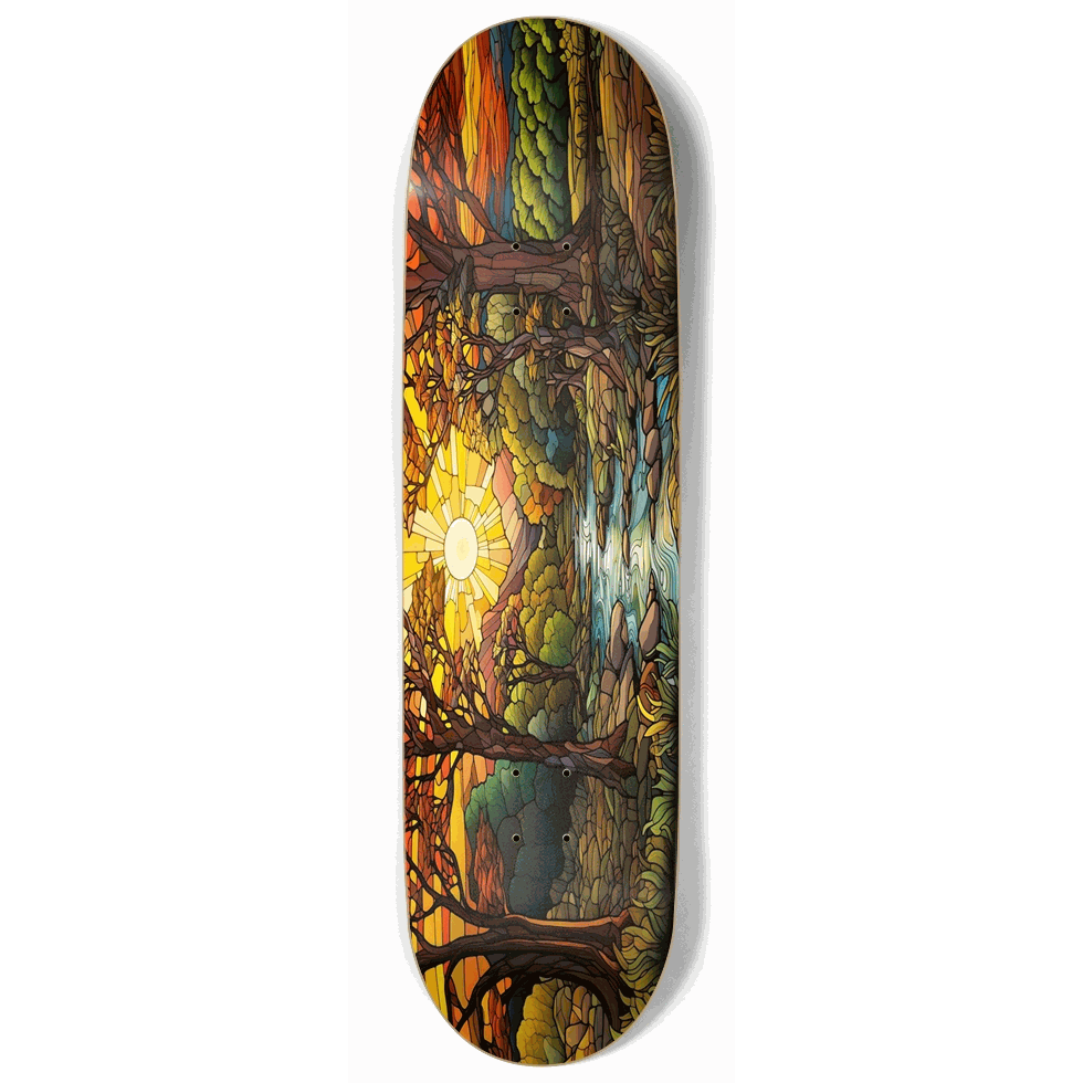 Sunset Stained Glass 9.00 City Vision Skateboards