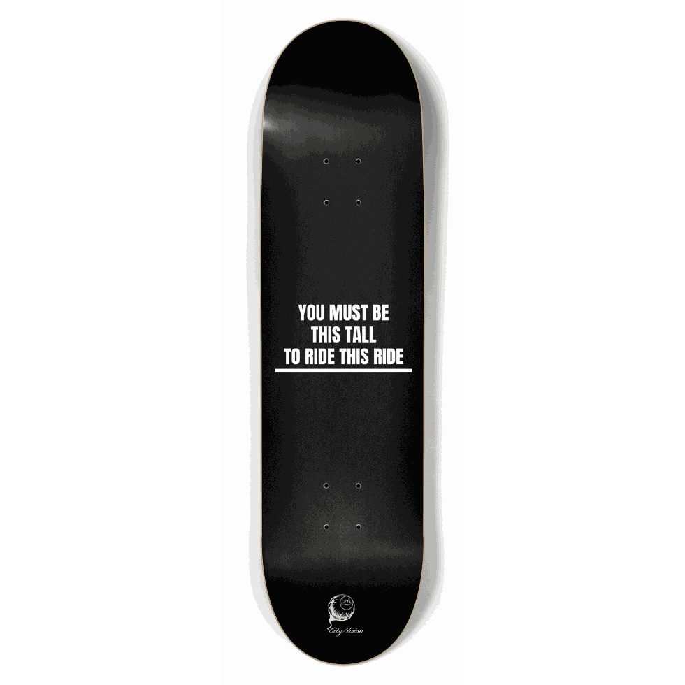 This Tall To Ride 8.50 City Vision Skateboards