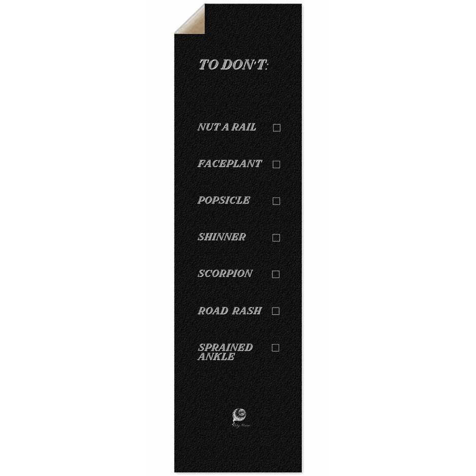 To Don't List Griptape City Vision Skateboards