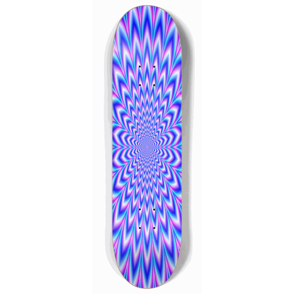Skateboard - Trippy 1 8.00 by City Vision Skateboards (8.00)