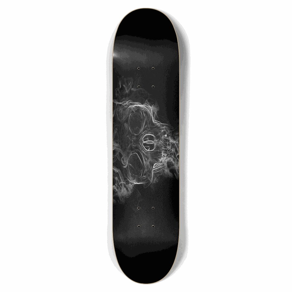 Wispy Skull 7.75 City Vision Skateboards