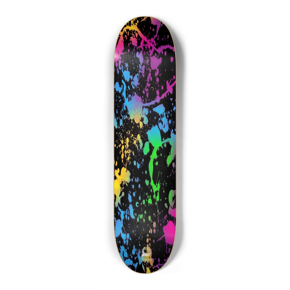 Splatter Paint Black Mini 7.25