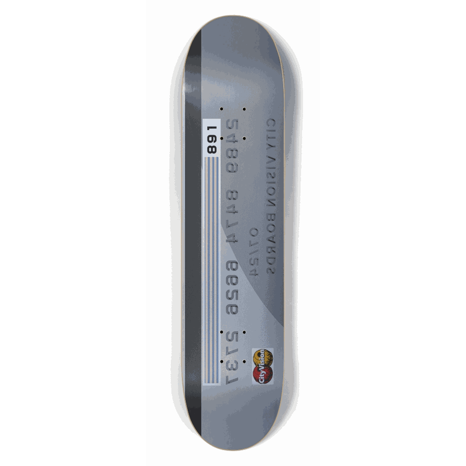Credit Card 7.50 City Vision Skateboards
