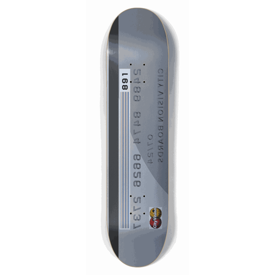 Credit Card 7.62 City Vision Skateboards