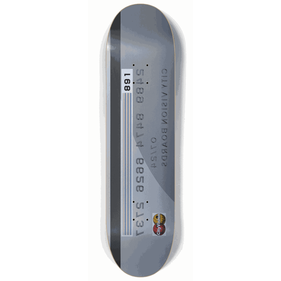 Credit Card 8.25 City Vision Skateboards
