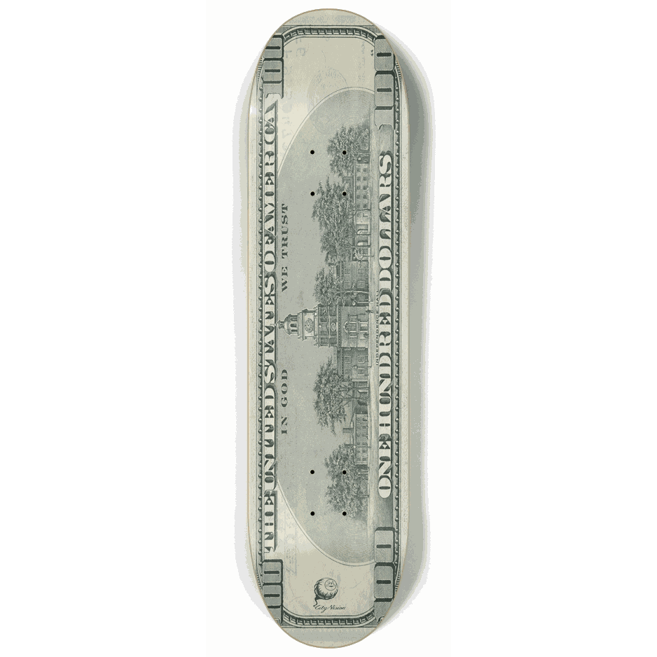 $100 8.25 City Vision Skateboards