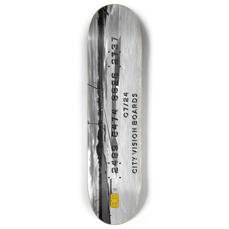 Skateboard - Credit Card 2 8.00 by City Vision Skateboards (8.00)