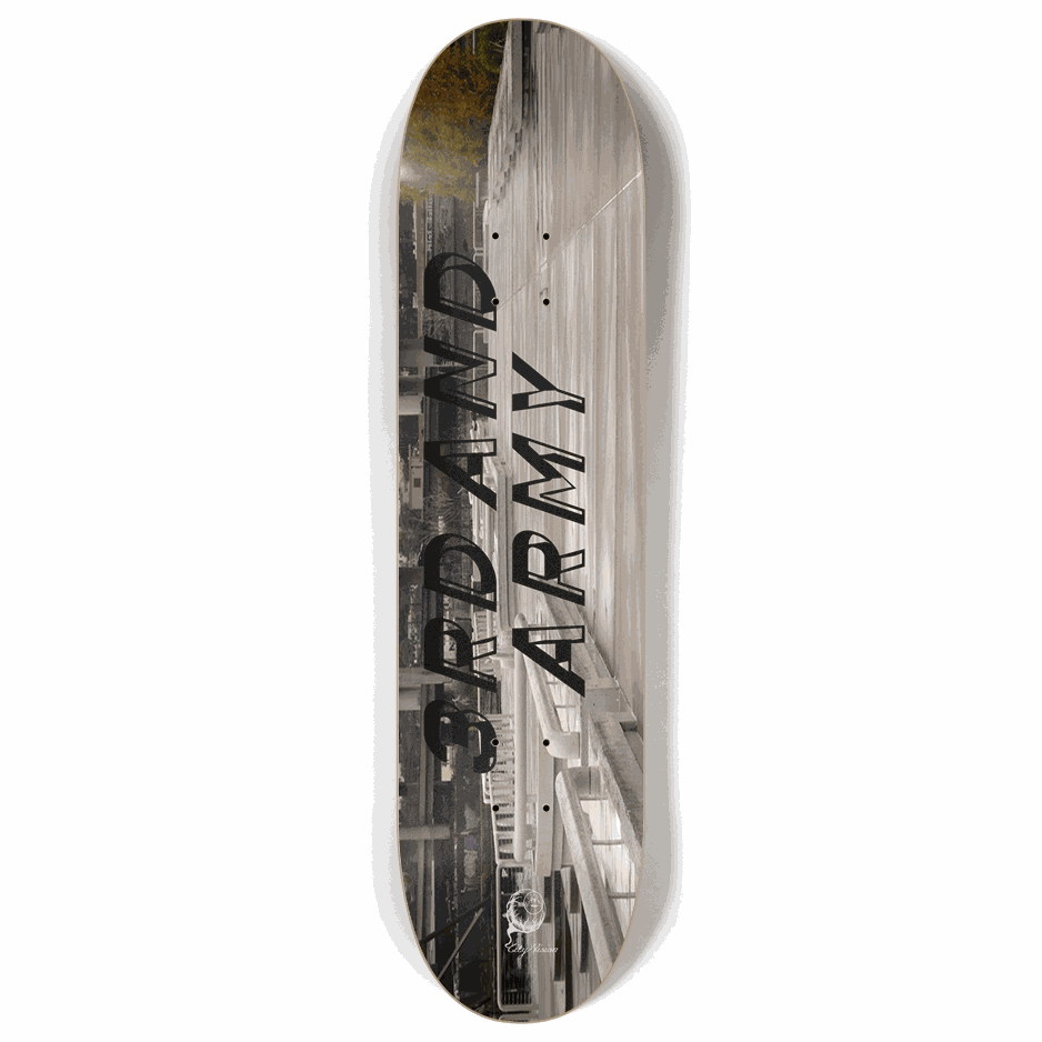 Skateboard - 3rd & Army (San Francisco) 8.00 by City Vision Skateboards (8.00, Parks)