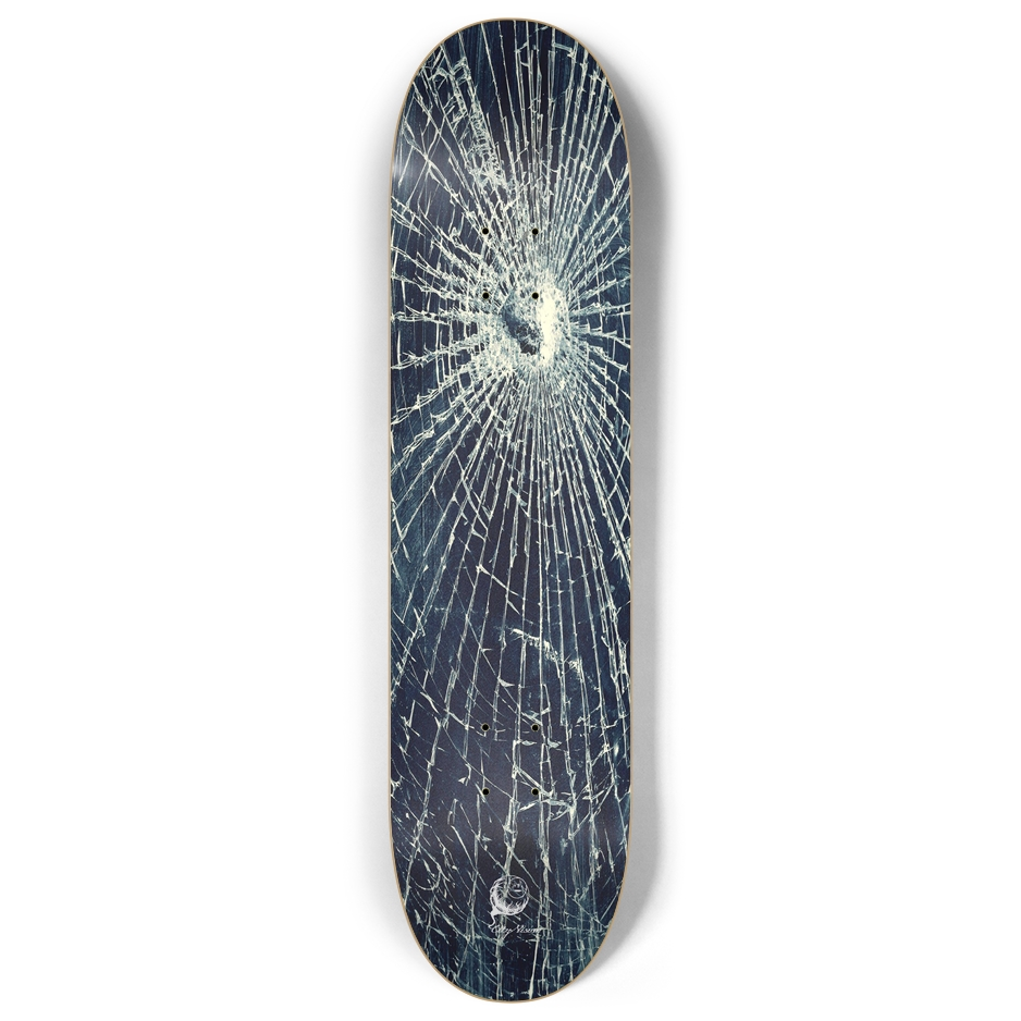 Skateboard - Shattered 8.00 by City Vision Skateboards (8.00)