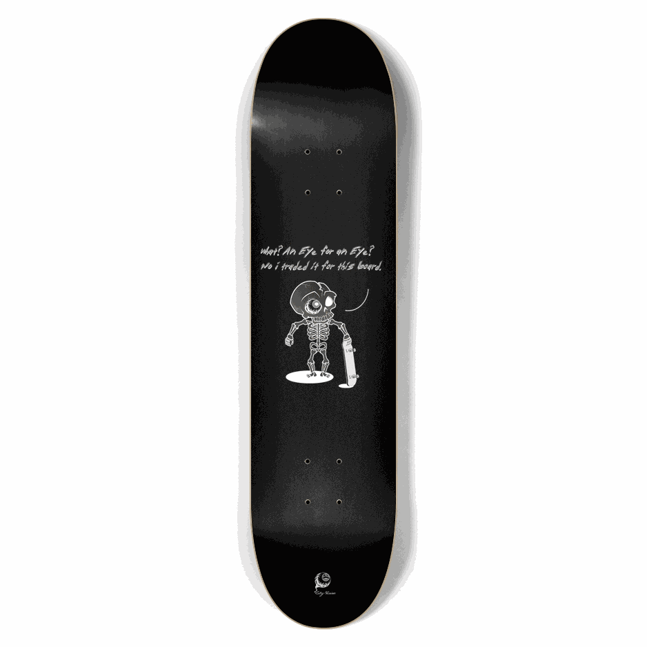 An Eye For An Eye Black 7.62 City Vision Skateboards