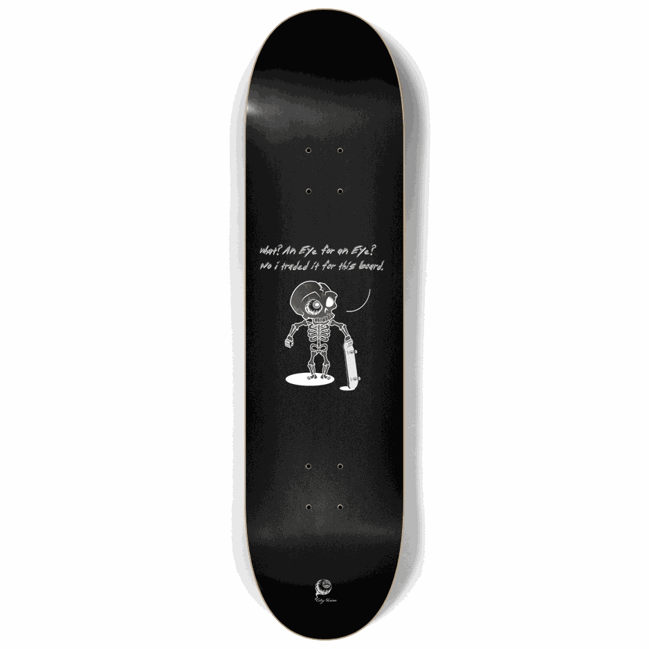 An Eye For An Eye Black 8.25 City Vision Skateboards
