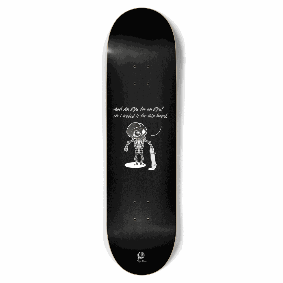 An Eye For An Eye Black 8.75 City Vision Skateboards