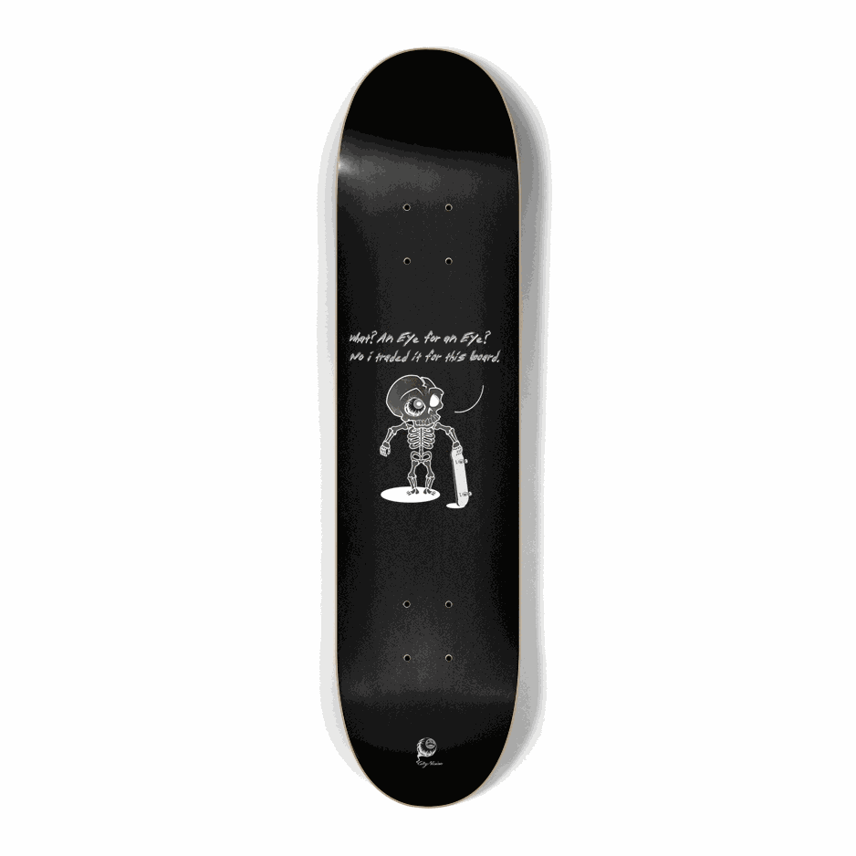 An Eye For An Eye Black Mini 7.25 City Vision Skateboards