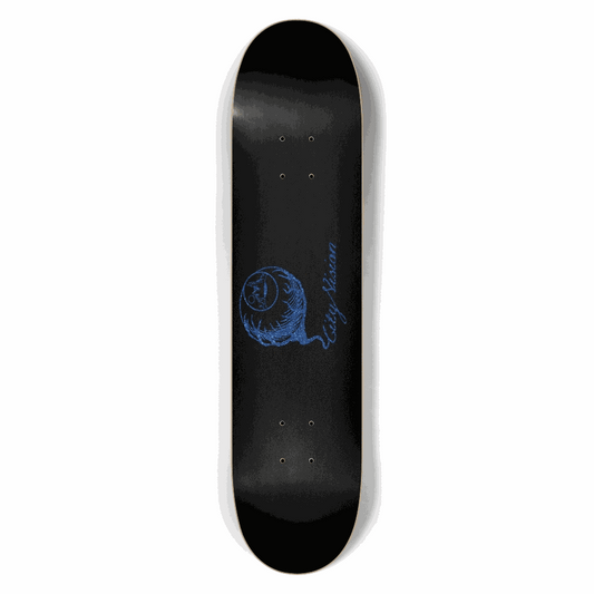 Black and Blue Glitter Logo 7.50 City Vision Skateboards